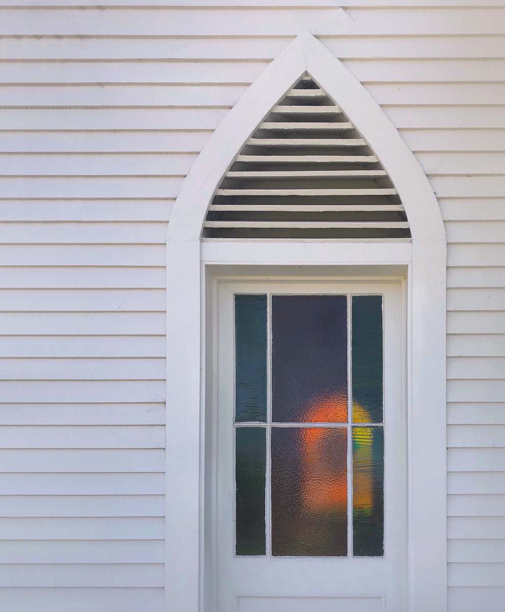 home decor white wooden framed glass window green hills memorial park